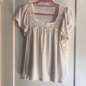 Cute boho style loose top